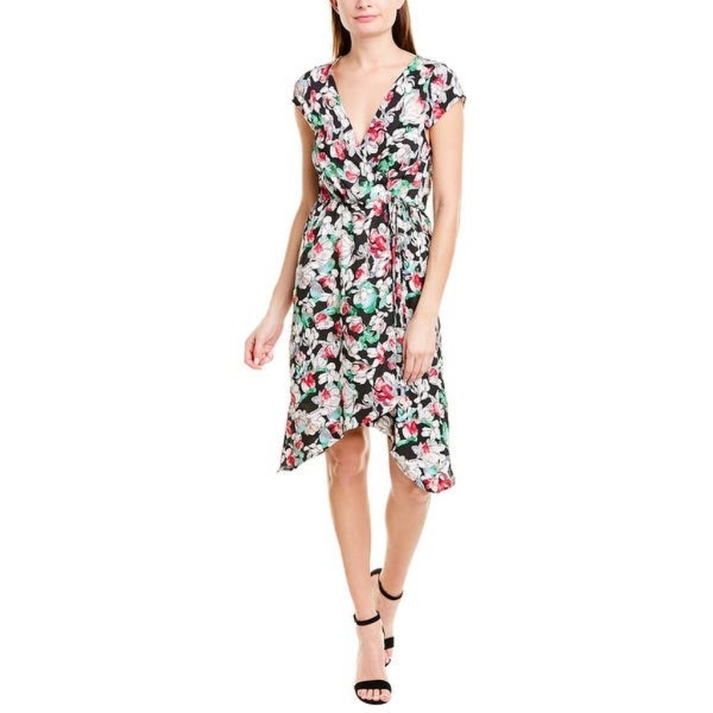 BCBGMaxAzria | NWT Magnolia Sheath Floral Wrap Dress Size Small
